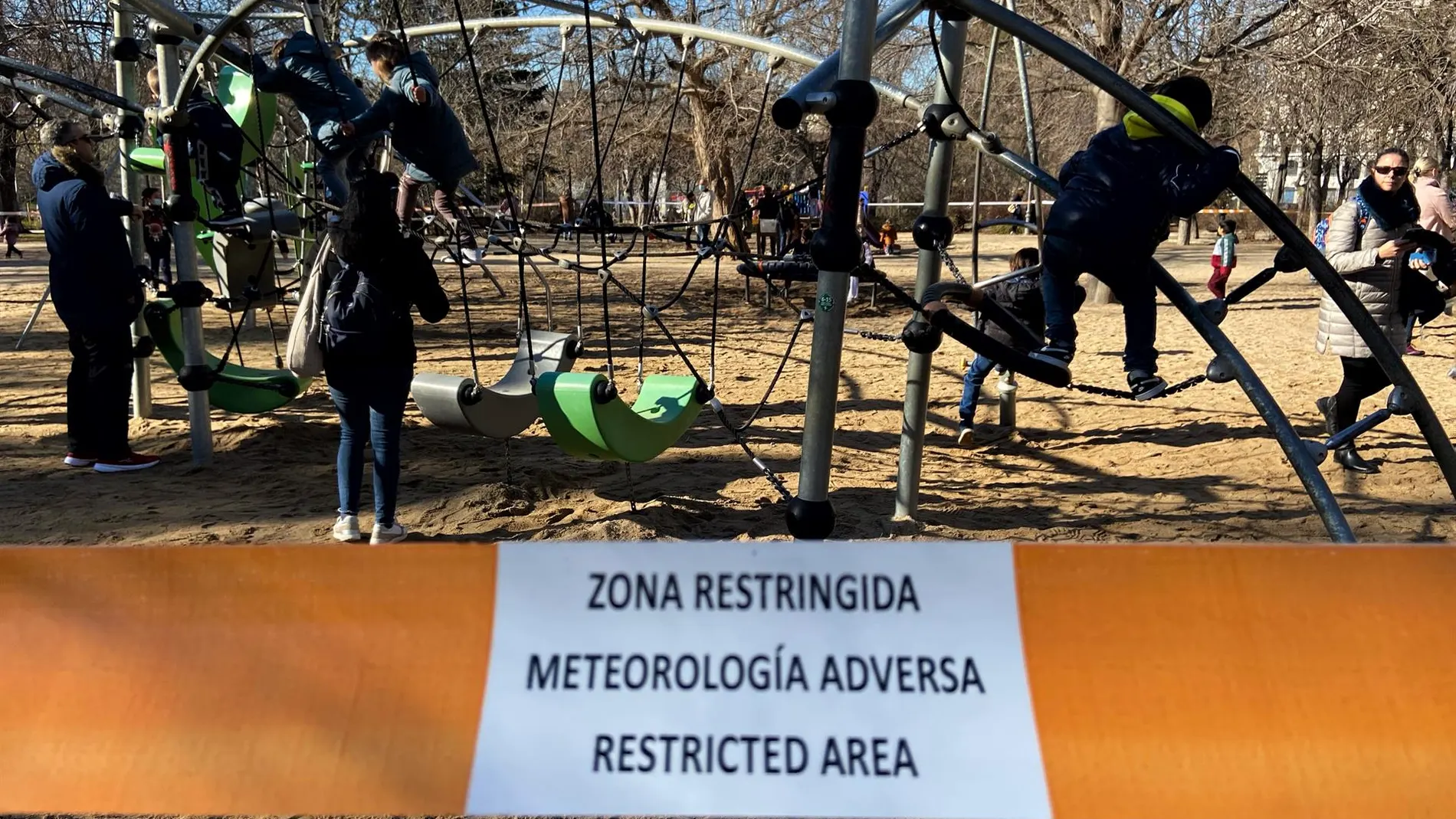 El Retiro y otros ocho parques de Madrid, cerrados este sábado por fuertes rachas de viento
