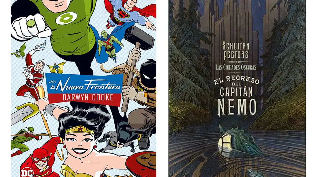 JLA: La nueva frontera / Las Ciudades Oscuras - El Regreso del Capitán Nemo