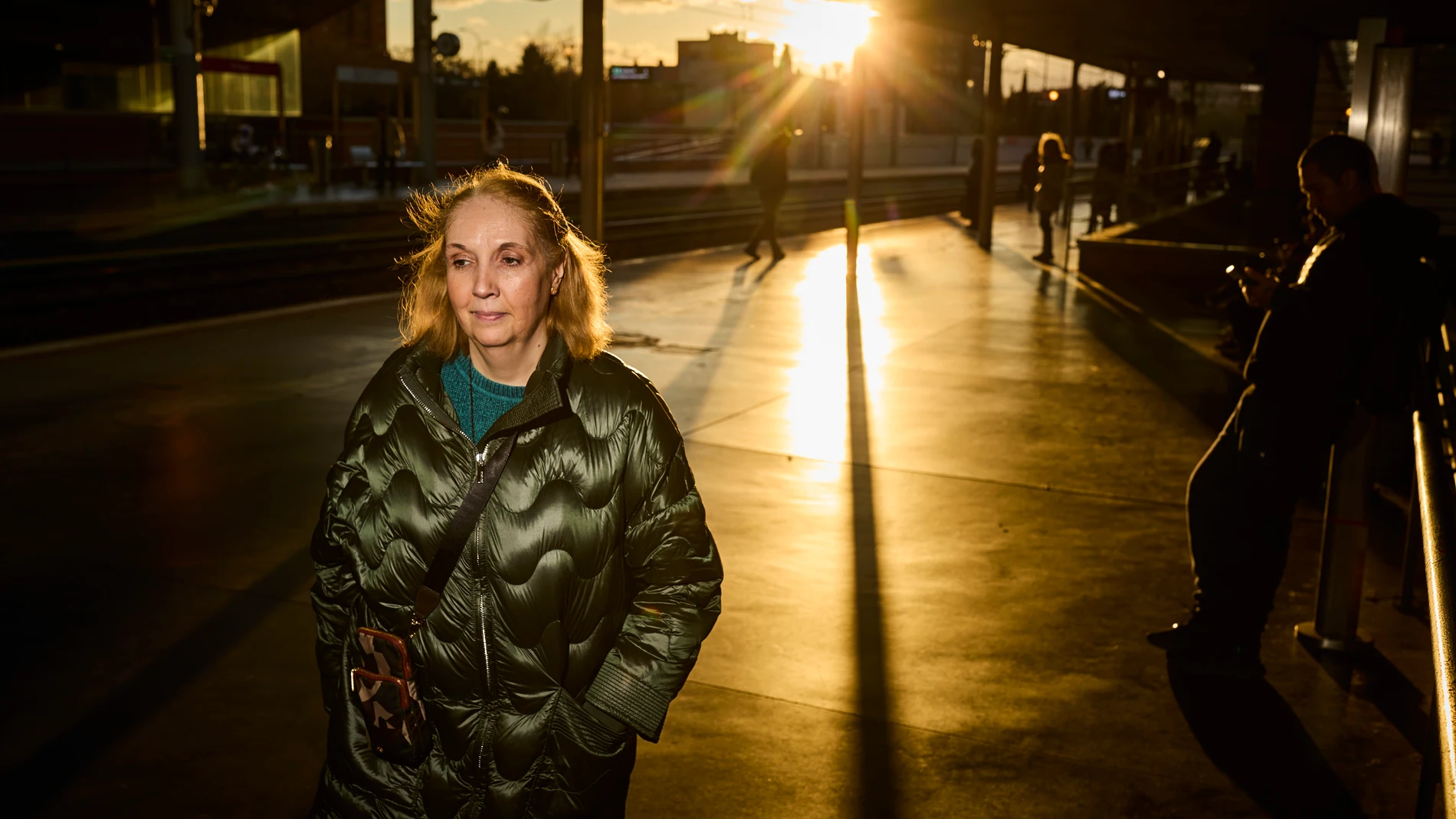 Entrevista con María del Mar, una afectada el 11M de 2004 el día en el que una serie de ataques terroristas producidos en España en cuatro trenes de la red de Cercanías de Madrid y que fallecieron 192 personas y alrededor de dos mil resultaron heridas aquel día. © Alberto R. Roldán / Diario La Razón. 04 03 2024