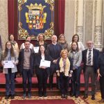 Entrega de las becas a egresados de la Diputación de Palencia