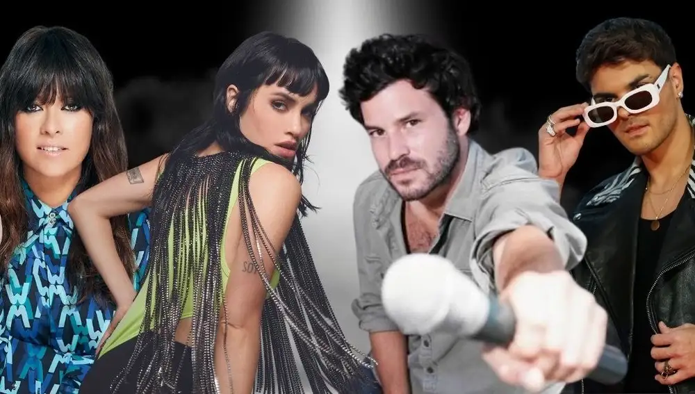 Vanesa Martín, Lali Espósito, Willy Bárcenas y Abraham Mateo