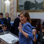 Francina Armengol comparece en el Congreso. 