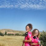 Nuria y Otero, impulsoras de Territorio Rampinge, en Castrillo de Sepúlveda (Segovia)