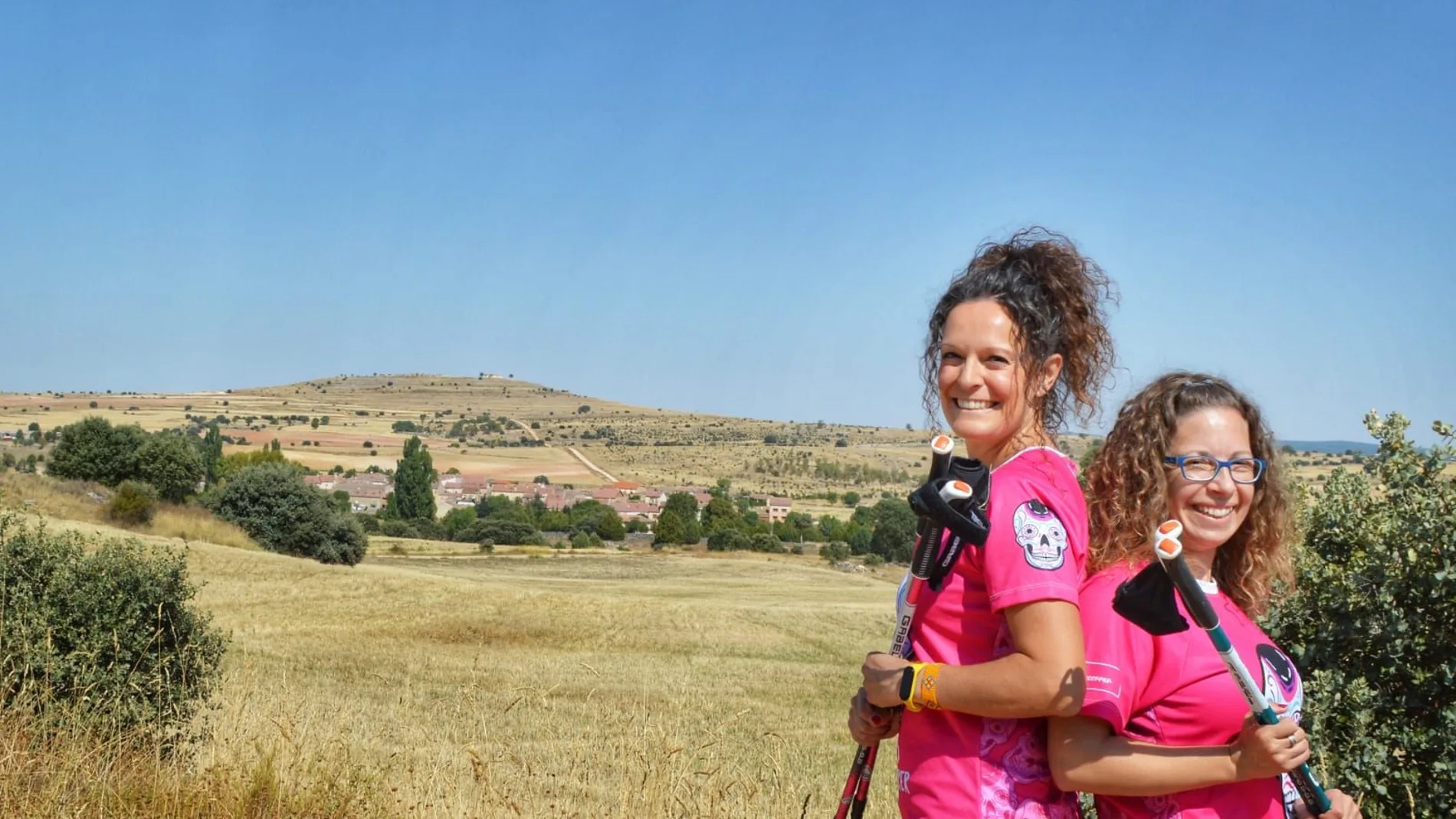 Nuria y Otero, impulsoras de Territorio Rampinge, en Castrillo de Sepúlveda (Segovia)