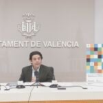 El concejal de Limpieza, Carlos Mundina