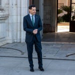 El presidente andaluz, a las puertas de San Telmo