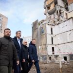 VÍDEO: Ucrania.- Varias víctimas por un ataque ruso sobre Odesa en plena visita de Zelenski y Mitsotakis