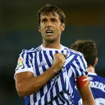 Xabi Prieto con la Real Sociedad