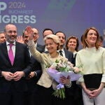 Ursula von der Leyen al ser designada candidata del PPE en el Congreso de Bucarest hace un mes