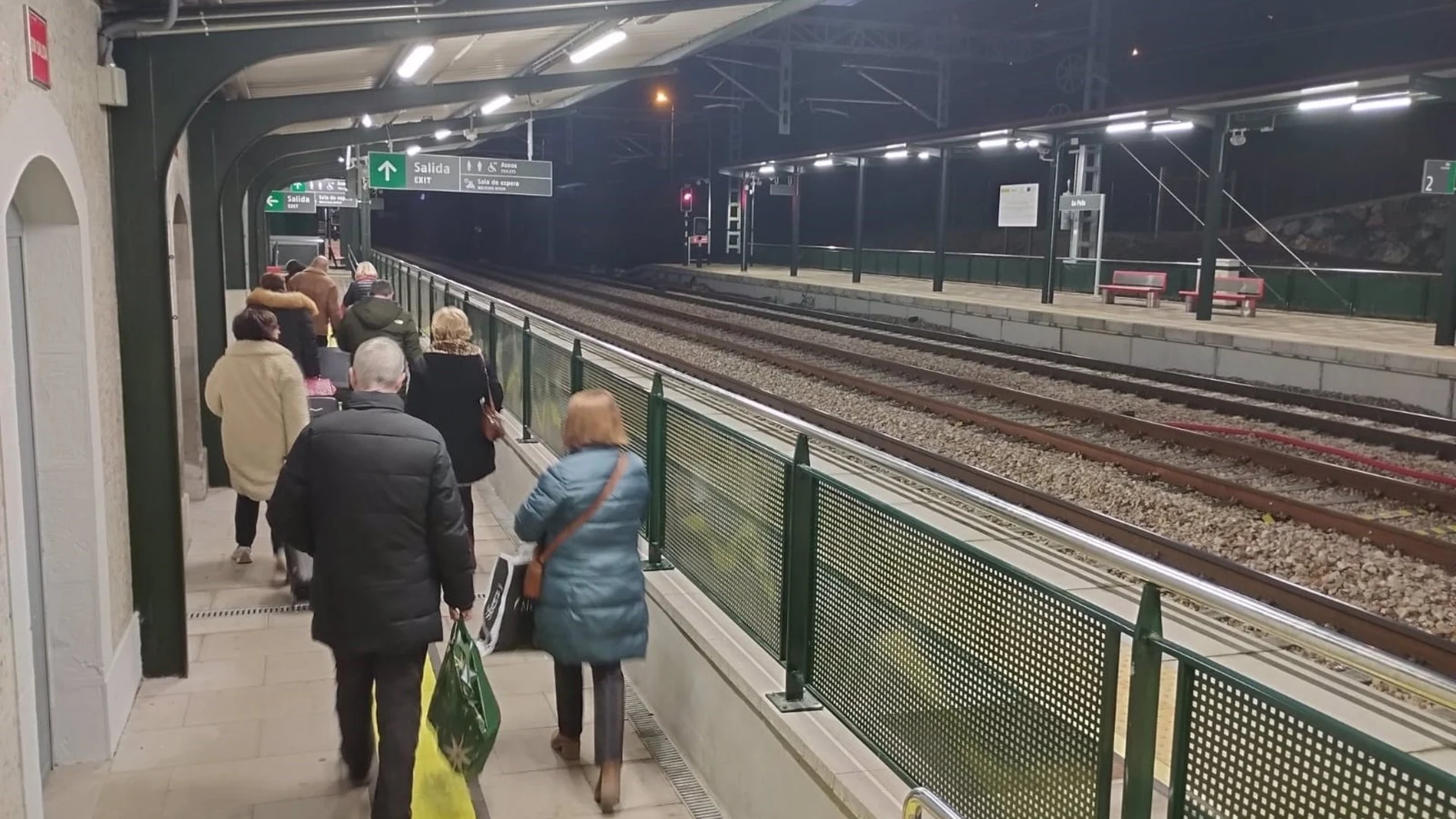 Estación de ferrocarril.