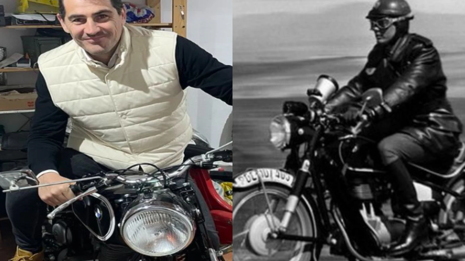 Lo último de Iker Casillas: se compra una moto de guardia civil