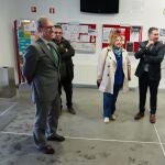Veganzones momentos antes de participar en el I Foro sobre mujeres y empleo en La Cistérniga (Valladolid)