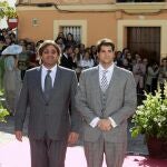 Julián Contreras y su hijo Julián Contreras Jr.