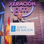 Rueda, hoy, en el acto 'Generación 8M'.