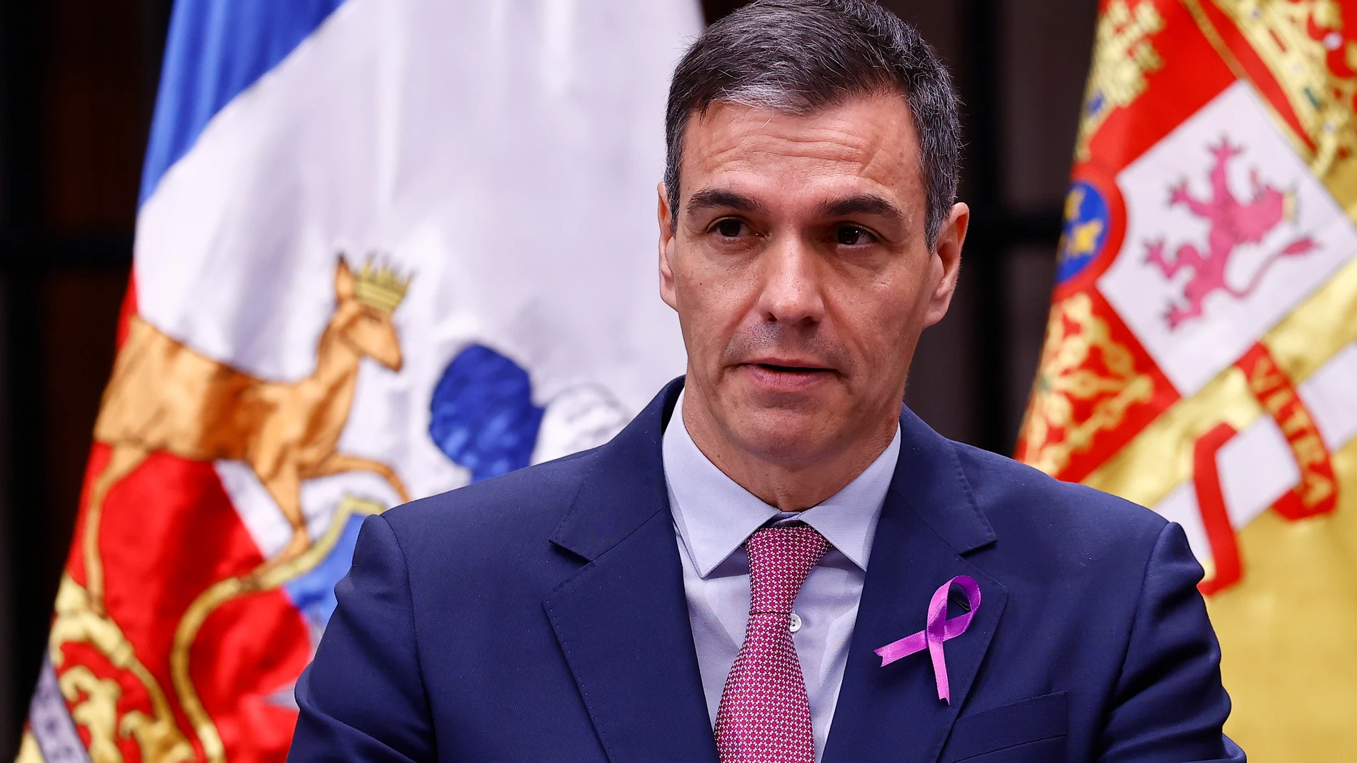 Santiago, 8 de marzo de 2024 El Presidente Gabriel Boric y el Presidente del Gobierno de España, Pedro Sánchez realizan declaracion conjunta en el Palacio de La Moneda. Marcelo Hernandez/Aton Chile Licencia editorial válida solo para España y 3 MESES a partir de la fecha de la imagen, luego bórrala de tu archivo. Para uso no editorial y sin licencia, póngase en contacto con EUROPA PRESS. 08/03/2024