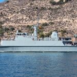 El cazaminas "Segura" de la Armada 