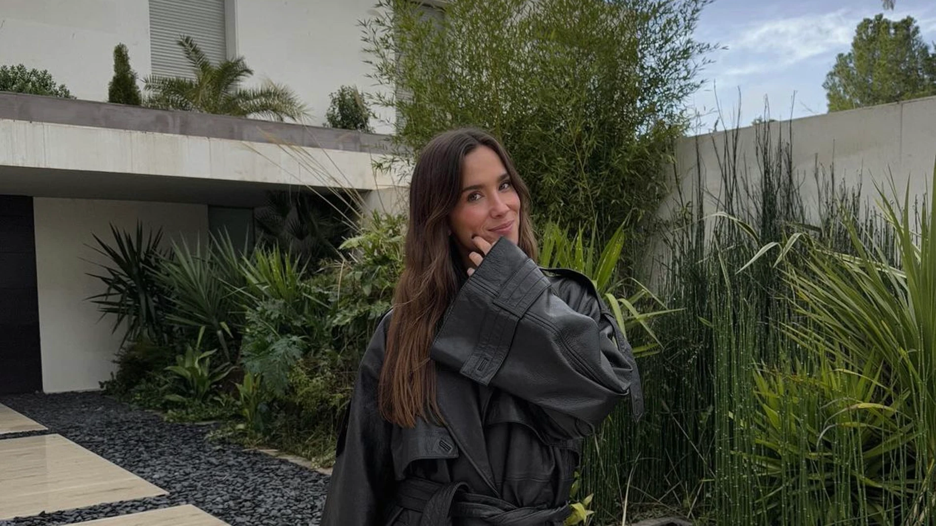 María Pombo con chaqueta de Zara