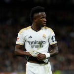 Vinicius, en un encuentro de Liga