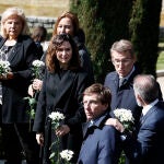 Acto en conmemoración del XX aniversario de los atentados del 11M y del Día Europeo de las Víctimas, organizado por la Asociación Víctimas del Terrorismo (AVT), en el Bosque del Recuerdo del El Retiro