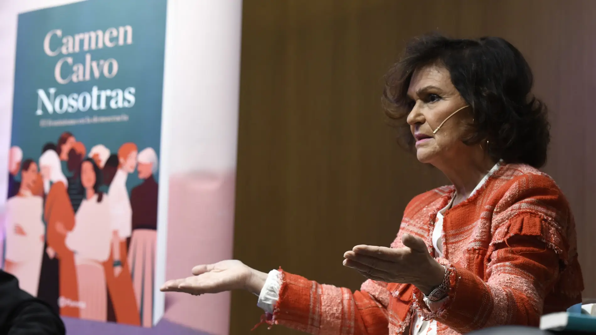 Carmen Calvo en la Fundación Cajasol