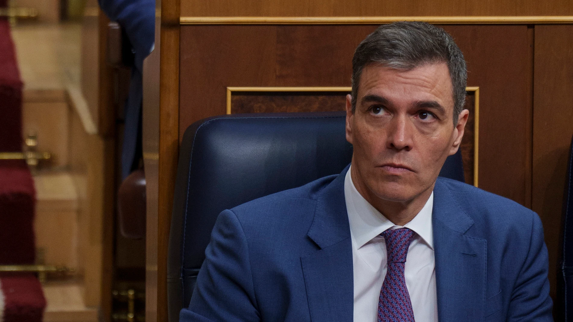 Pedro Sanchez en el Pleno del Congreso que vota la amnistia