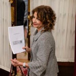 Maria Jesus Montero en el Pleno del Congreso que vota la amnistia.