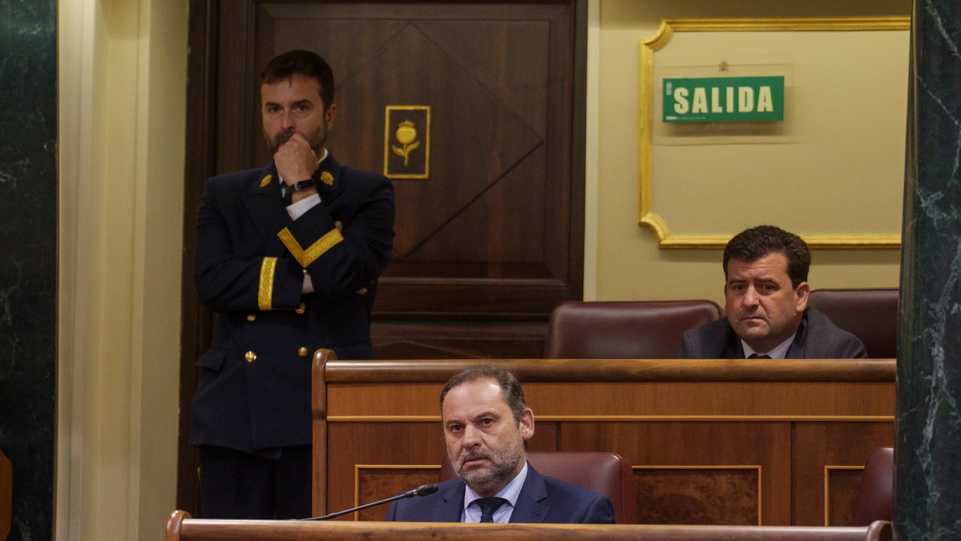 Abalos en el Pleno del Congreso que vota la amnistia