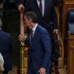 Pedro Sanchez en el Pleno del Congreso que vota la amnistia. David Jar