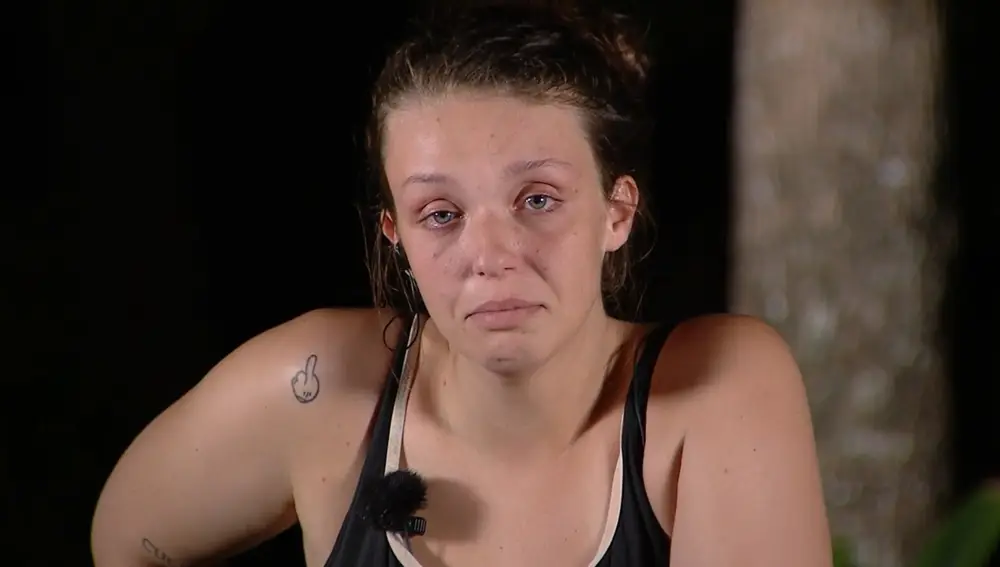 Zayra Gutiérrez, desolada en "Supervivientes"