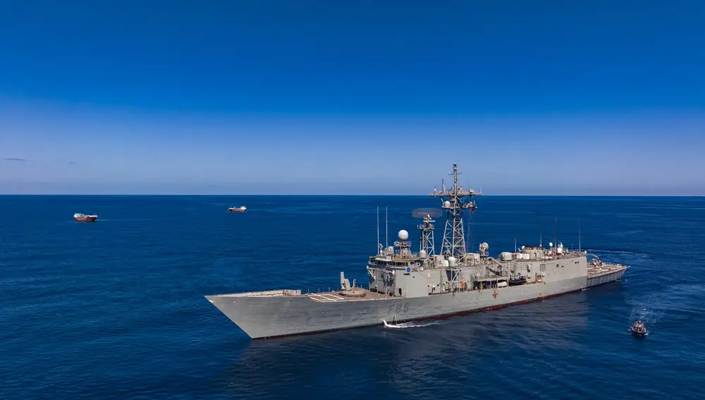 La fragata "Canarias"