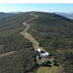 Vista aérea de una de las monterías 