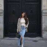 Violeta con look de Zara.