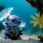 Criatura marina imaginaria creada con Pixverse