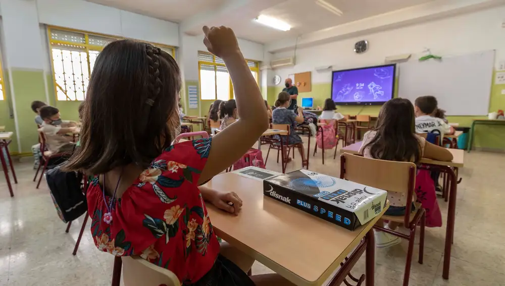 Niños en clase