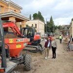 Imagen de archivo de una visita de la alcaldesa de Marbella a unas obras