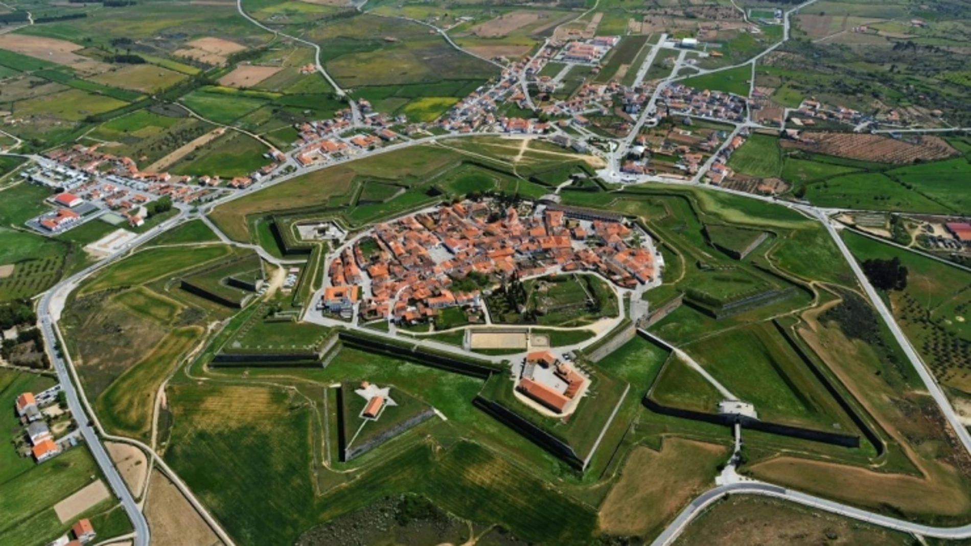 Vista aérea de Almeida