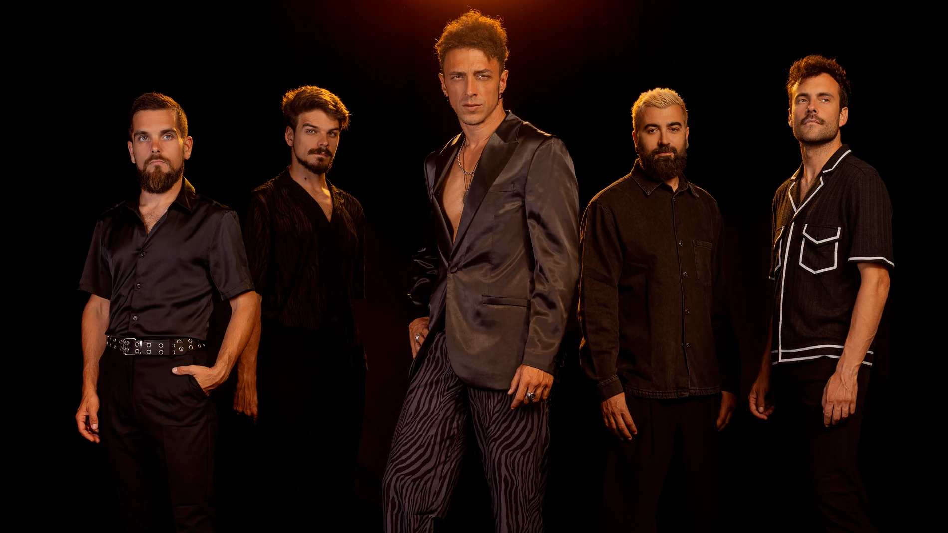 Desde la izda., Daniel del Valle, Erlantz Prieto, Gabriel de la Rosa, Ander Cabello y Josh Frou, de Shinova