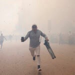 Mascletà de las Fallas 2024 en la Plaza del Ayuntamiento