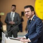 El presidente en funciones Pere Aragonès, en Alimentaria 2024
