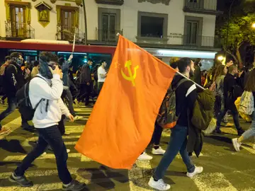 Manifestación antifascista por las calles de Sevilla Manifestación antifascista por las calles de Sevilla