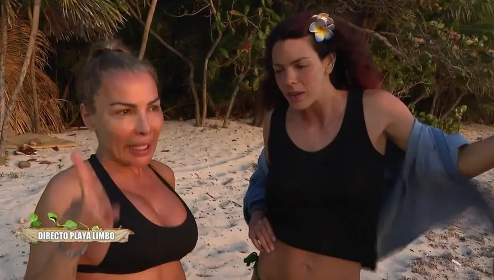Lorena Morlote y Laura Matamoros en "Supervivientes"