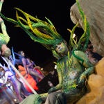 Ambiente durante el desfile del Entierro de la Sardina, a 15 de abril de 2023