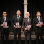 Los protagonistas del acto de presentación de la edición impresa del Pregón 2024