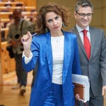 Maria Jesus Montero en el Pleno del Senado. David Jar