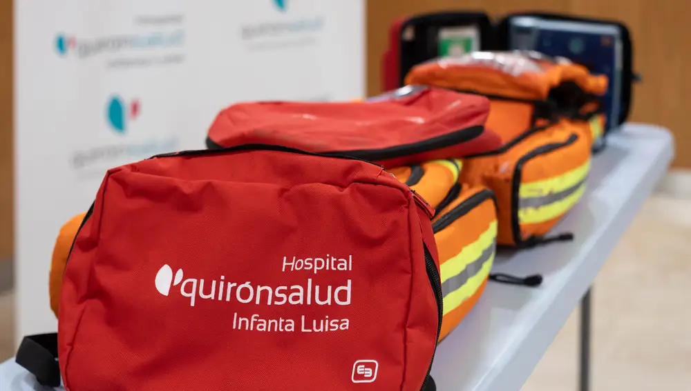 Material médico de Quirónsalud Infanta Luisa para Semana Santa