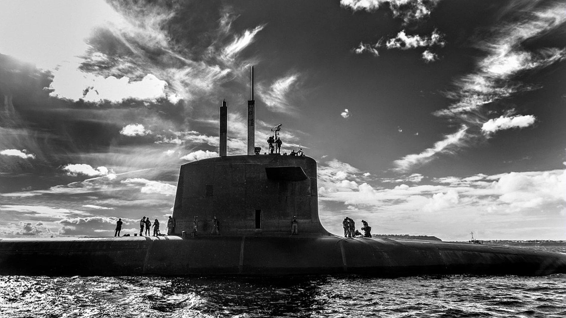 Un submarino nuclear francés, capaz de lanzar misiles estratégicos M-51 con ojivas atómicas