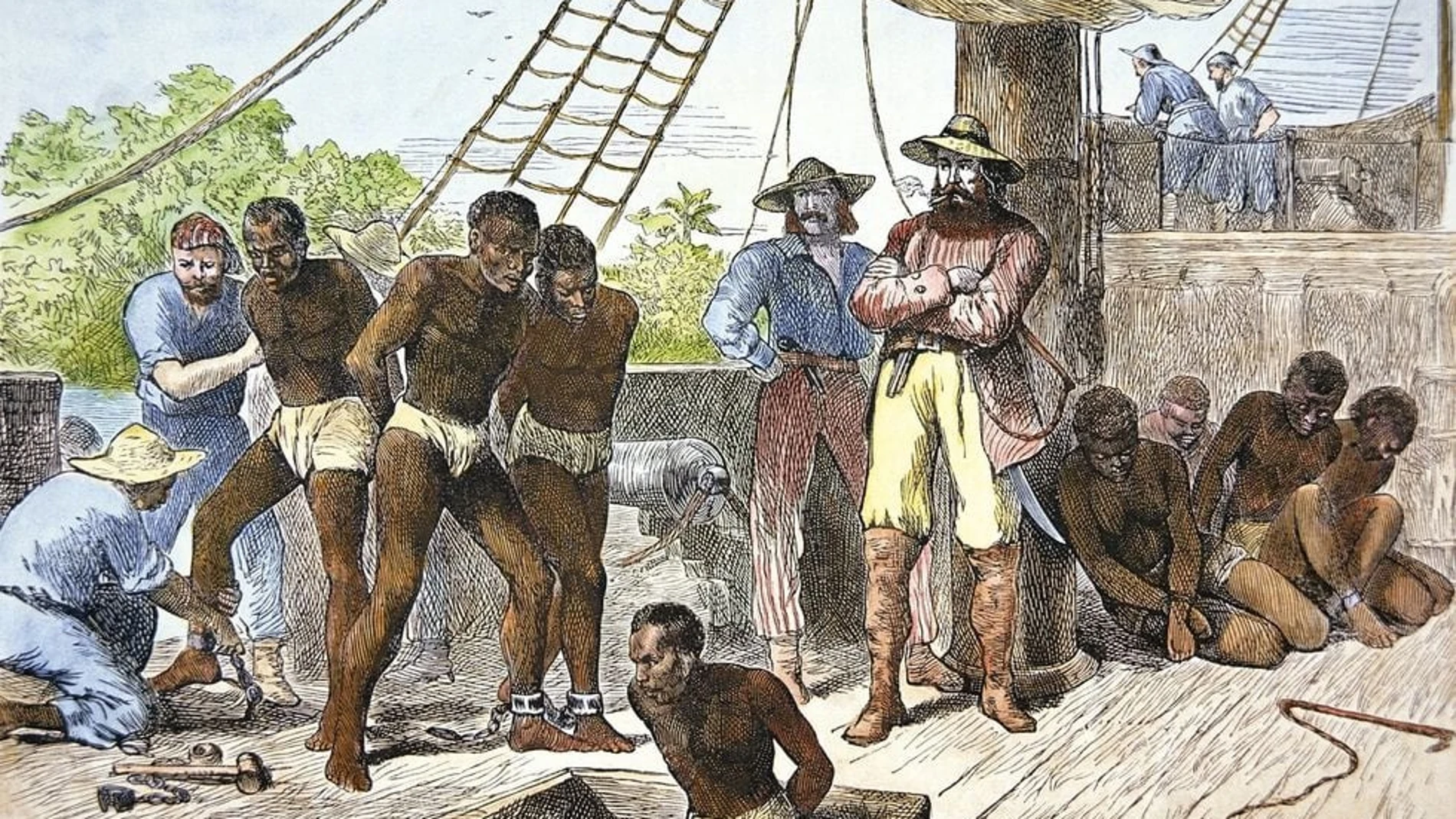 Barcos esclavistas para denunciar el pasado / Barco esclavista en 1835