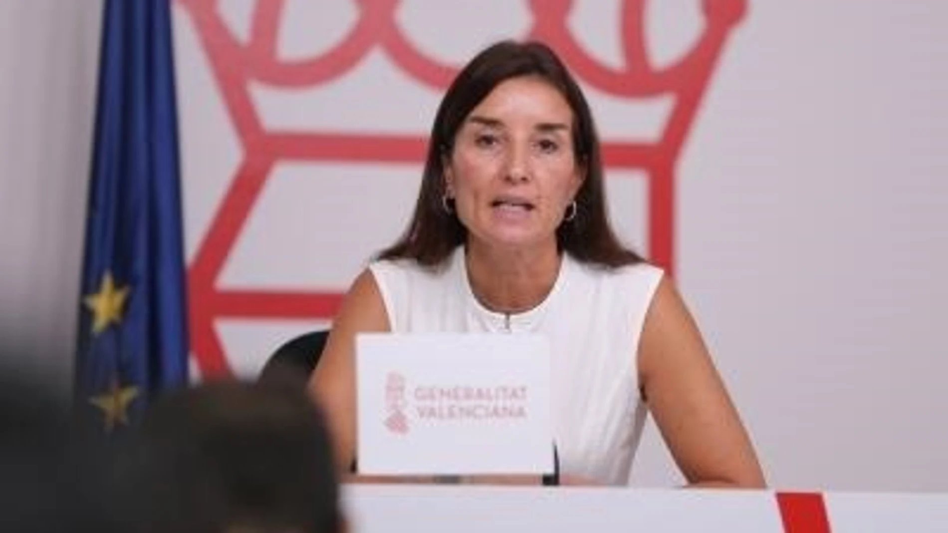 La consellera de Hacienda, Economía y Administración Pública y portavoz del Consell, Ruth Merino, informa de los asuntos tratados en la reunión del Pleno del Consell GVA (Foto de ARCHIVO) 03/11/2023