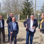 El presidente de la Diputación de Zamora, Javier Faúndez, visita Quiruelas de Vidriales