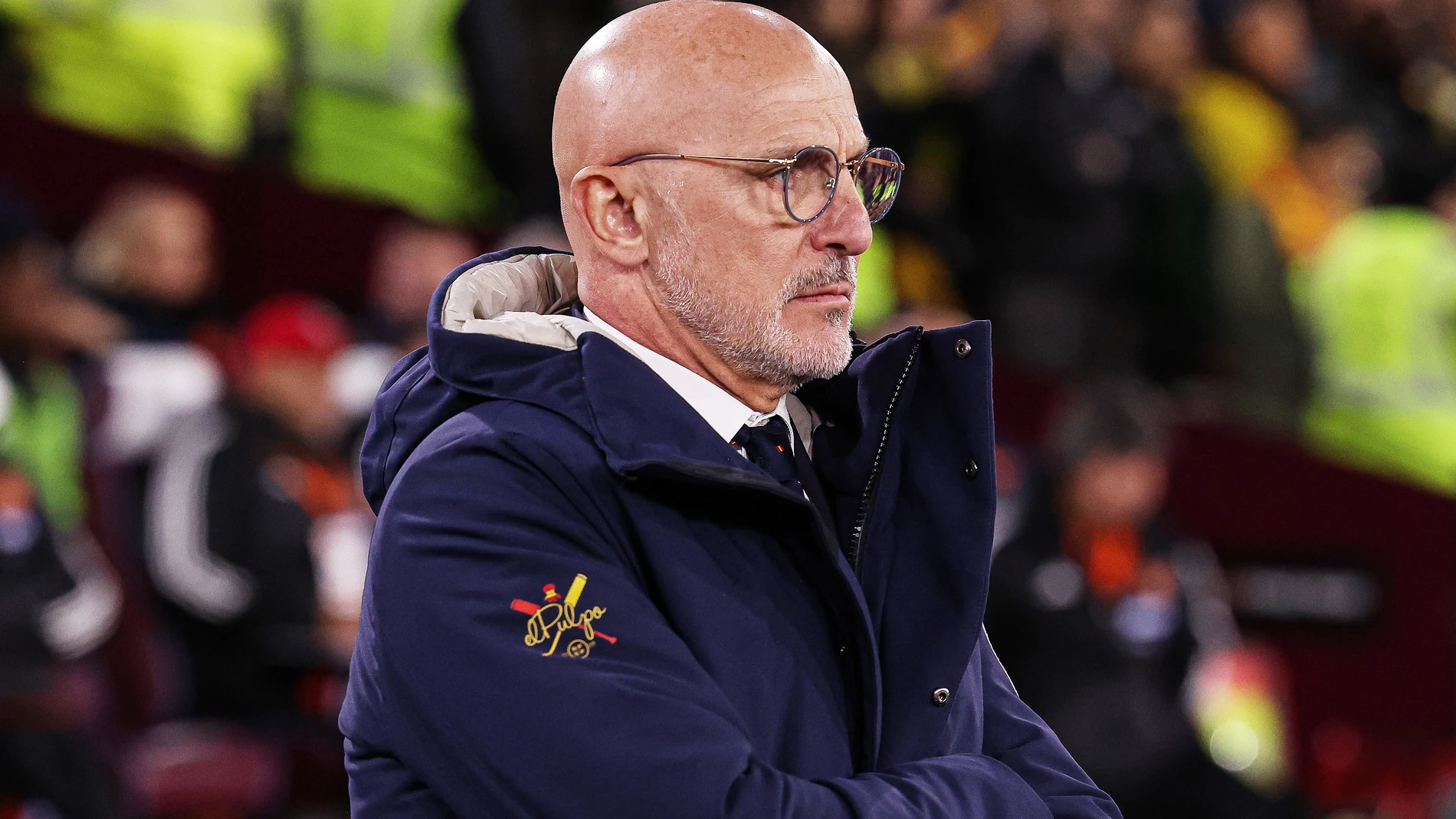 Spain coach Luis de la Fuente during the International Friendly football match between Spain and Colombia on 22 March 2024 at the London Stadium in London, England - Photo Paul Phelan / ProSportsImages / DPPI AFP7 22/03/2024 ONLY FOR USE IN SPAIN